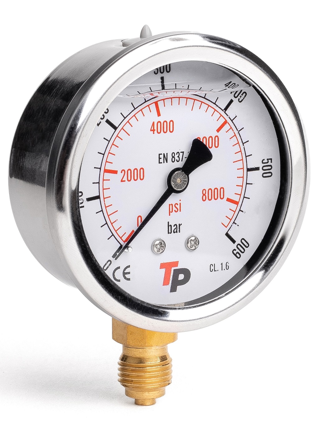 Манометр радиальный 63 мм 0-600 bar 1/4BSP TP